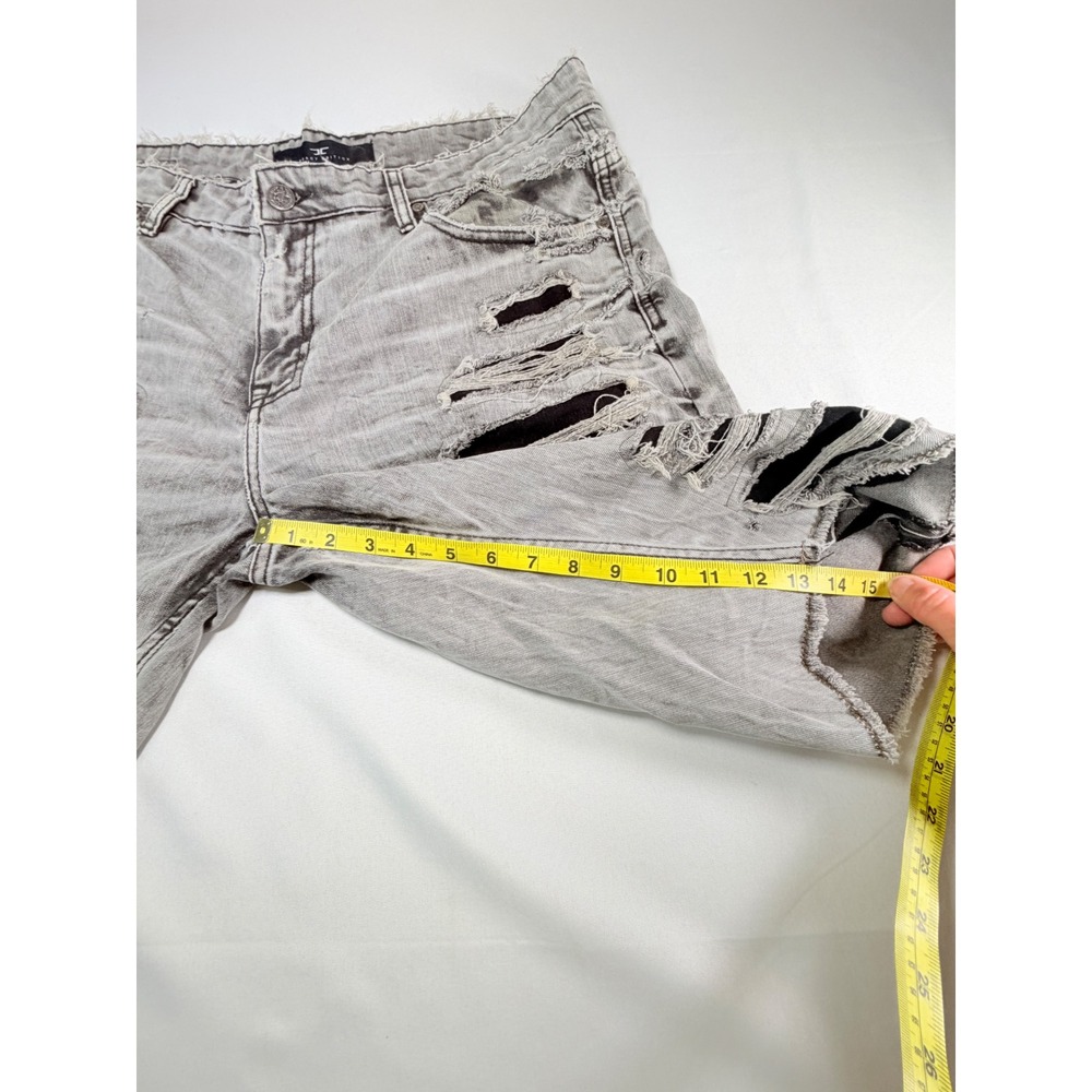 Men's Cotton On Legacy Edition Distressed Denim Shorts Size 36 Lot of 2 Raw Hem - Picture 11 of 16